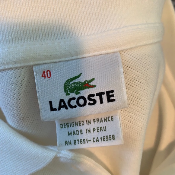 Lacoste white classic size 40 - Picture 3 of 3